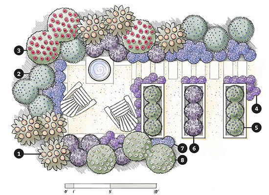 edible garden blueprint