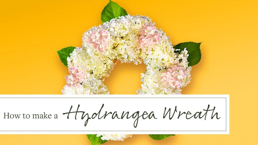 Make a Beautiful, Fresh Hydrangea Flower Wreath