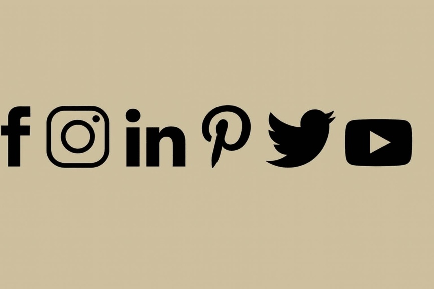 Different social media icons with text that reads, "Easy Ways to Up Your Social Media."