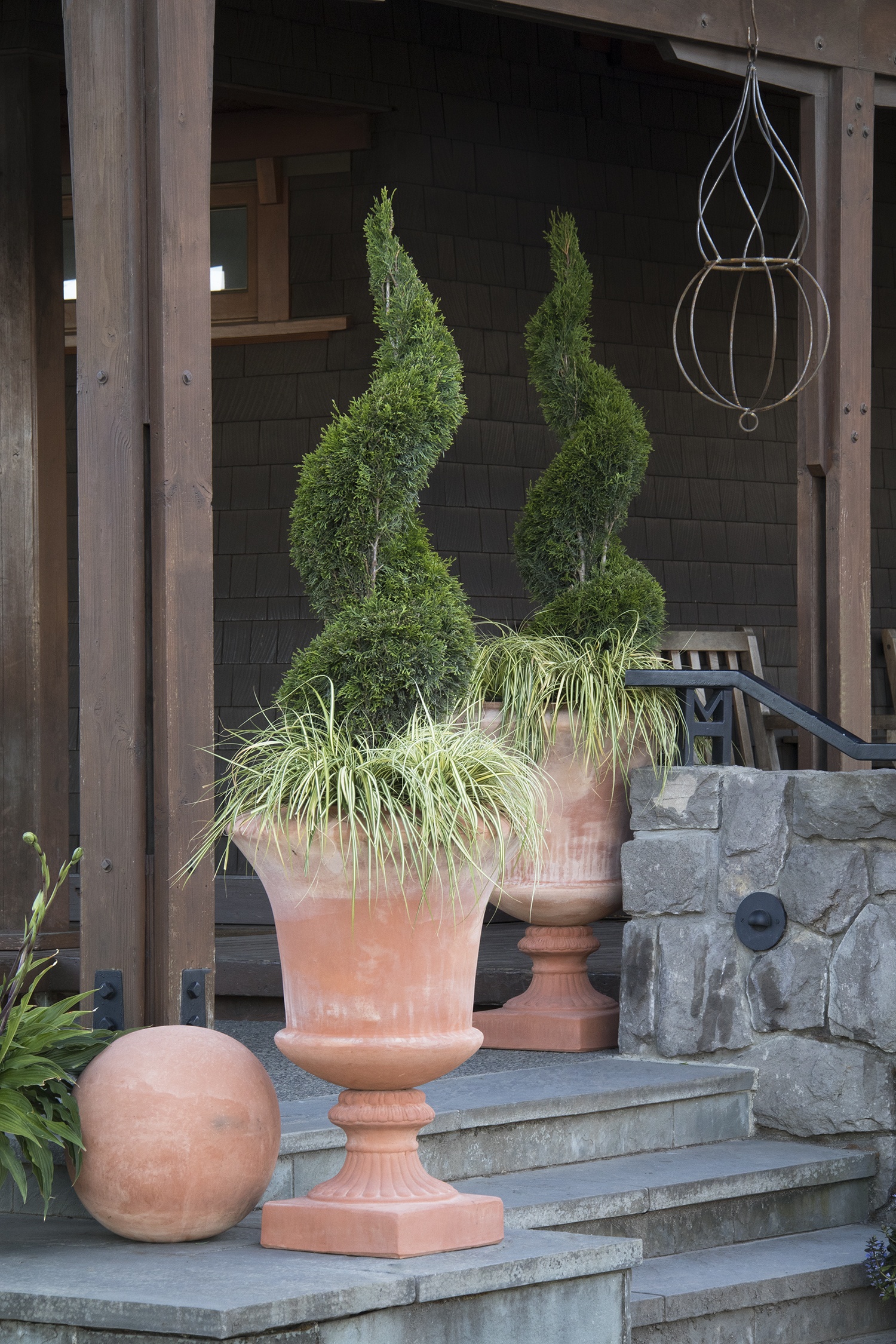 laurel planter Kate and Laurel Huxley Wood and Metal Planter - 16x6x11.5 main image 0