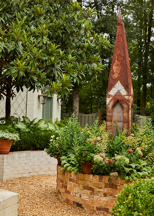 obelisk in summer